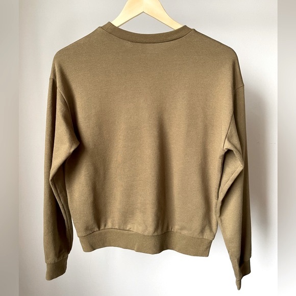 H&M Green Divided Basic Relaxed Fit Sweater - Picture 3 of 5
